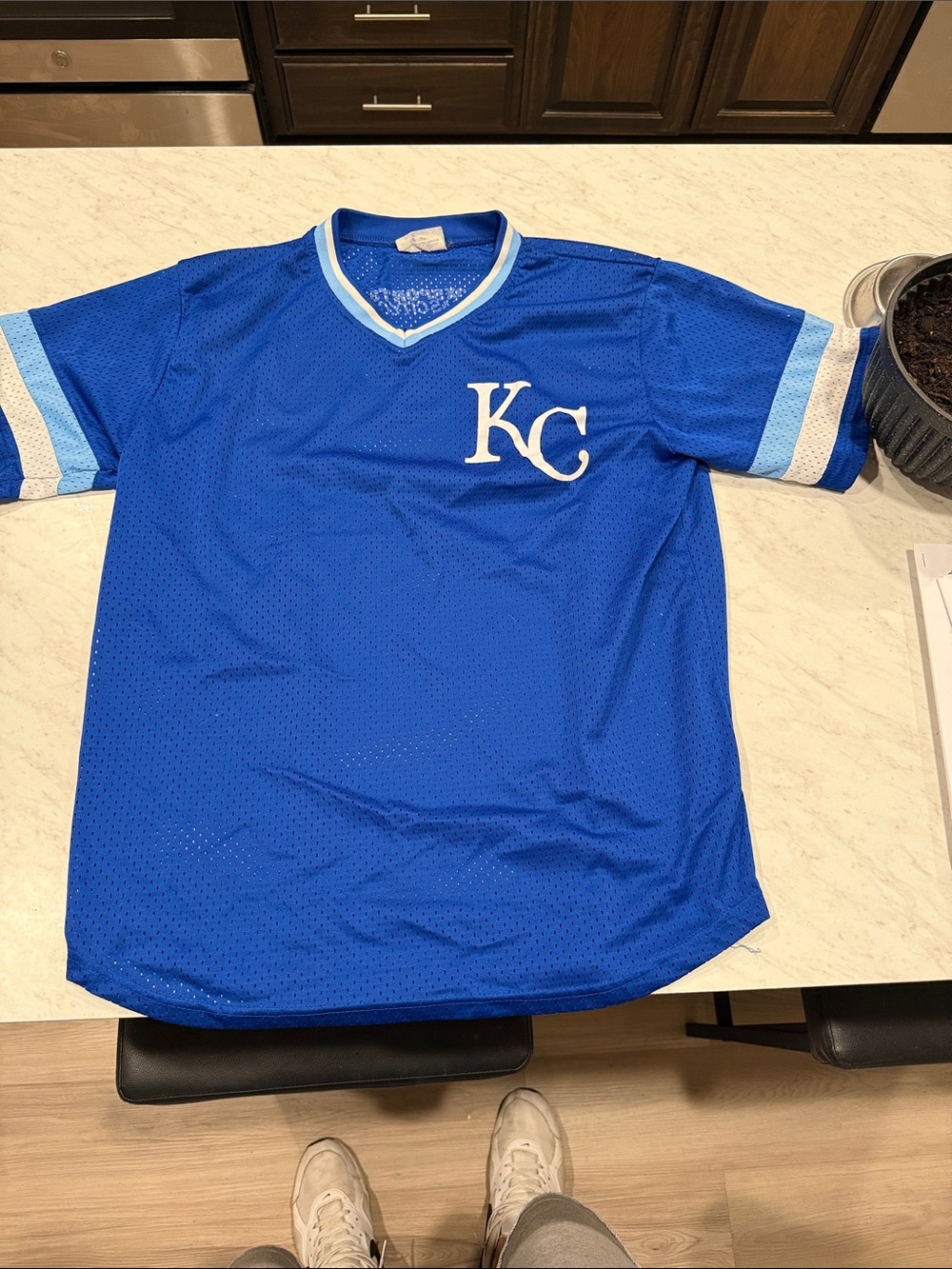 KC Blue Mesh Royals Give Away Jersey